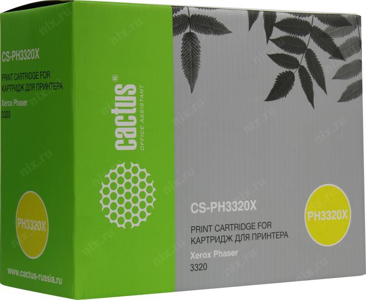 Картридж Cactus CS-PH3320X для Xerox Phaser 3320 - фото 1 - id-p212698384