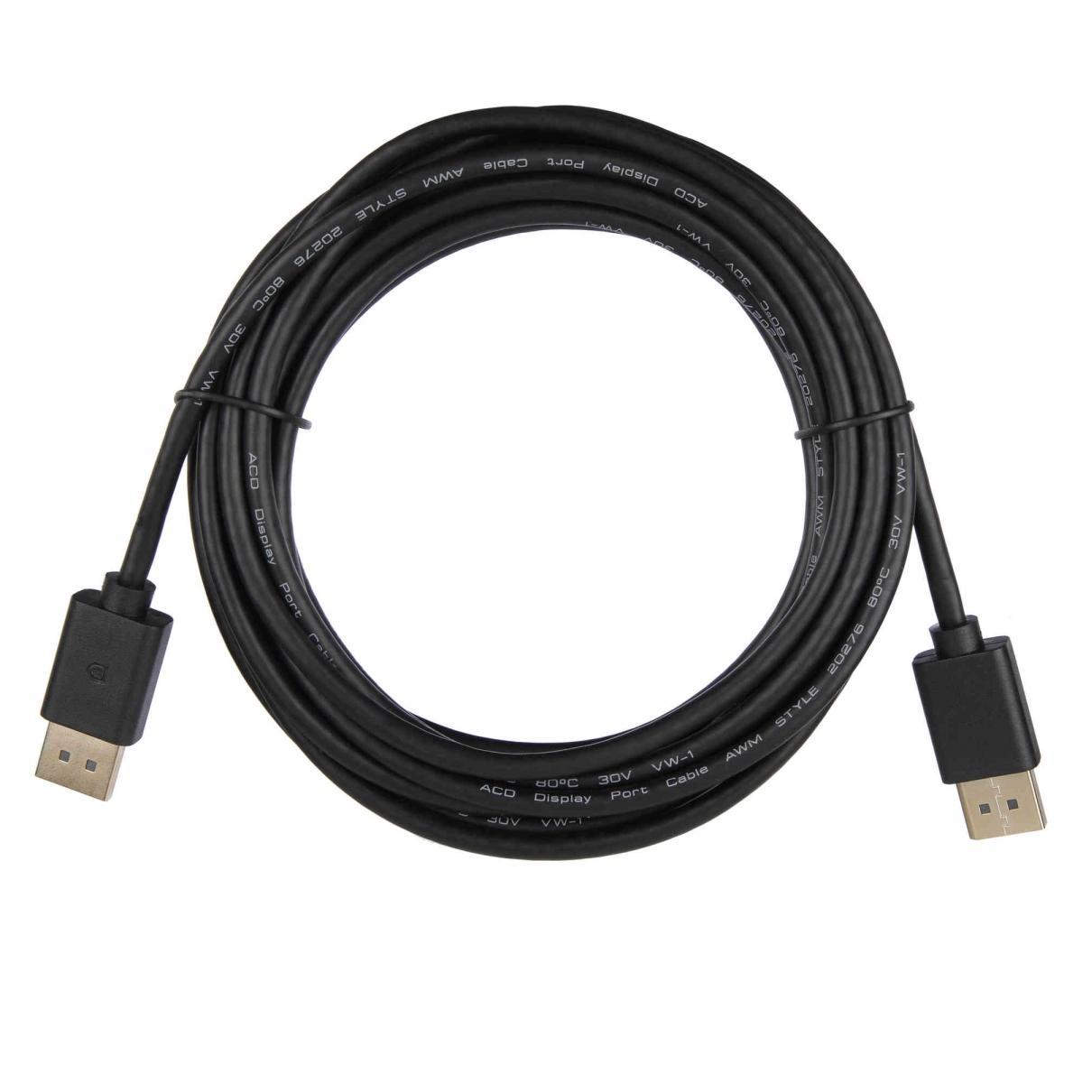 Кабель ACD-DDPM2-10M DisplayPort 1.2, Golden Plated, 20m/20m, Черный,10м (742392) - фото 1 - id-p220041485