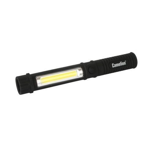 Camelion LED51521 (фонарь-ручка, COB LED+1W LED, 3XR03, пластик, магнит, клипса, блистер) - фото 1 - id-p208717168