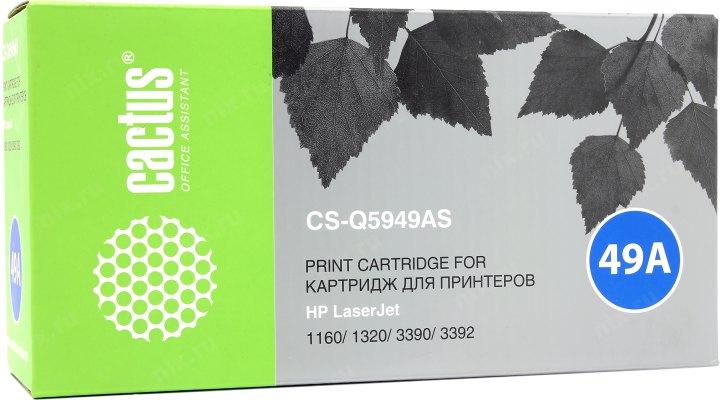 Картридж Cactus CS-Q5949A(S) для HP LJ 1320/3390/3392 - фото 1 - id-p212698111