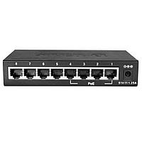 Коммутатор D-Link DES-1008P/C1A 8x100Mb 4PoE 52W неуправляемый