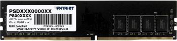 Оперативная память Patriot DDR4 32GB 2666MHz UDIMM (PC4-21300) CL19 1.2V (Retail) 2*8 PSD432G26662 - фото 1 - id-p219836683