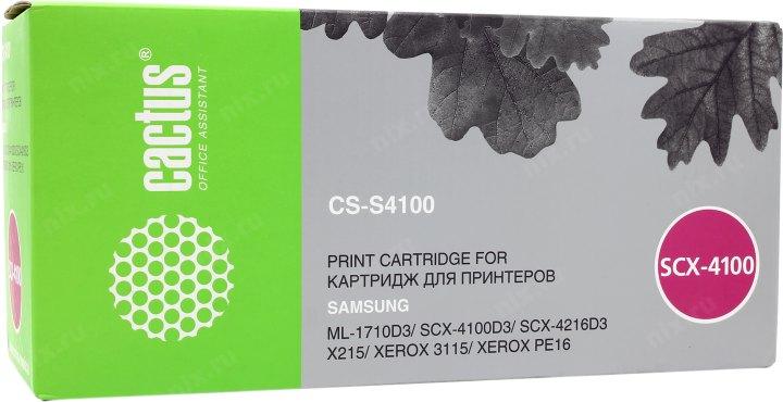 Картридж Cactus CS-S4100 для Samsung SCX-4100 Xerox X215/3115/PE16 - фото 1 - id-p211966666