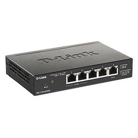 Коммутатор D-Link DGS-1100-05PDV2/A1A, L2 Smart Switch with 4 10/100/1000Base-T ports and 1 10/100/1000Base-T