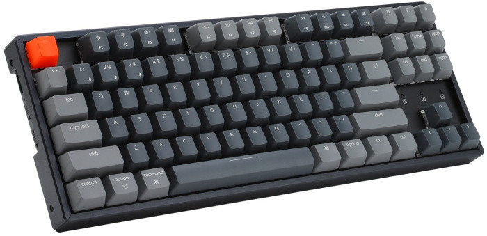 Клавиатура механическая беспроводная Keychron K8, Bluetooth, White LED подсветка, Gateron Red Switch, - фото 1 - id-p212727608