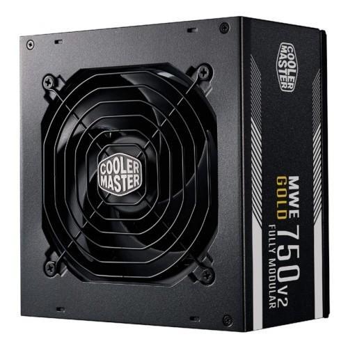 Блок питания Cooler Master MWE Gold 750 V2, 750W, ATX, 120mm, Fully Modular, APFC, 80+ Gold - фото 1 - id-p203911978