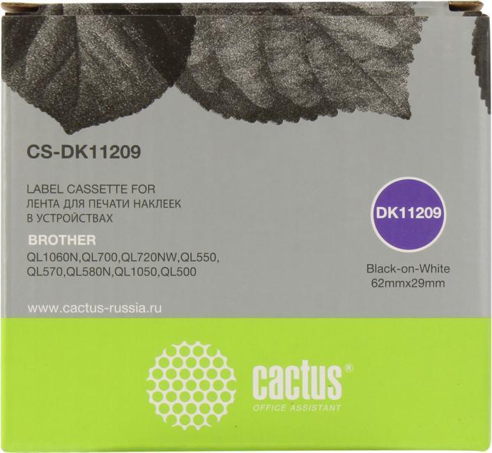 Термотрансферная лента Cactus CS-DK11209 для Brother QL500/580/700/1060N - фото 1 - id-p212725349