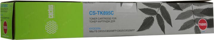 Картридж Cactus CS-TK895C Cyan для Kyocera Mita FS C8020/C8020MFP/C8025 - фото 1 - id-p214272866