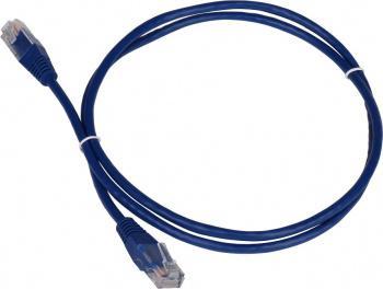 Патч-корд Lanmaster TWT-45-45-0.5-BL UTP вилка RJ-45-вилка RJ-45 кат.5е 0.5м синий ПВХ (уп.:1шт) - фото 1 - id-p203911387