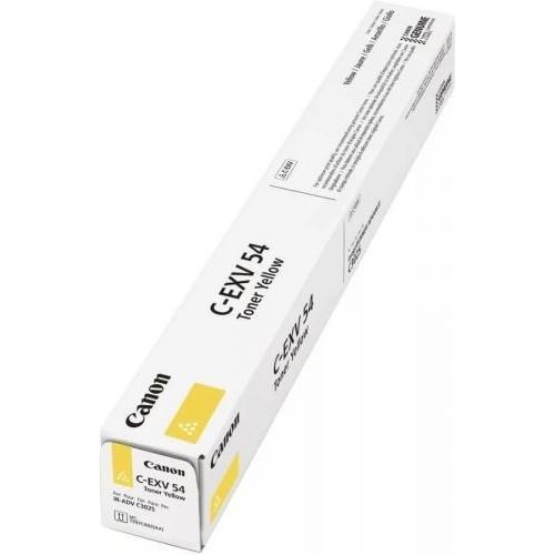 Canon C-EXV54Y Тонер-картридж для Canon iR ADV C3025/C3025i (8500 стр.), жёлтый [1397C002] (CX) - фото 1 - id-p212699764