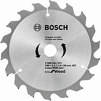 Диск пильный по дер. Bosch Eco for wood (2608644372) d 160мм d(посад.) 20мм (циркулярные пилы) (упак.:1шт)