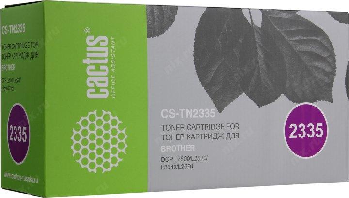 Картридж Cactus CS-TN2335 для Brother DCP-L2500/20/40/60 - фото 1 - id-p212698317