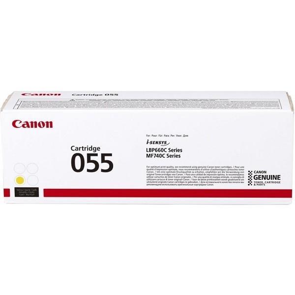 Canon Cartridge 055 HY 3017C002 Тонер-картридж для Canon MF746Cx/MF744Cdw (5 900 стр.) жёлтый (GR) - фото 1 - id-p213667395
