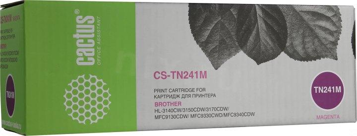 Картридж Cactus CS-TN241M Magenta для Brother HL-3140CW/3150CDW/3170CDW/MFC9130CDW/9330CDW/9340CDW - фото 1 - id-p212698079