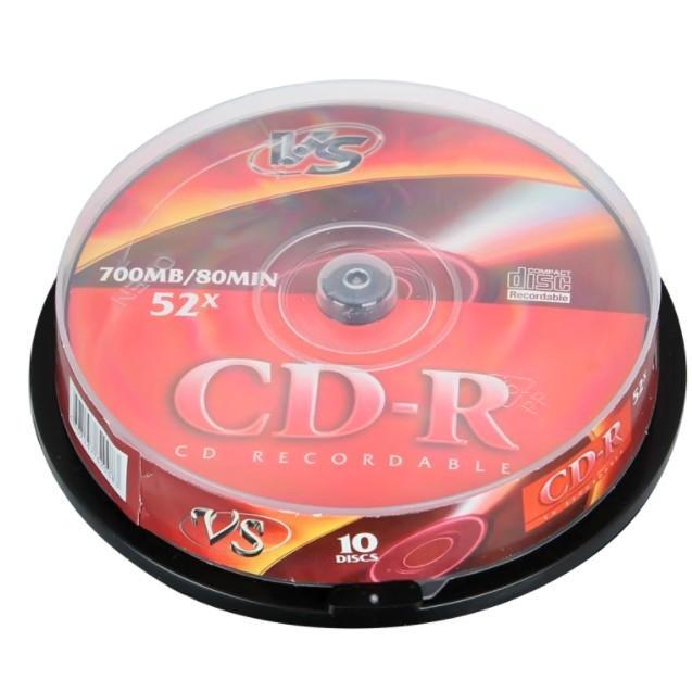 Диски VS CD-R 80 52x CB/10 - фото 1 - id-p212707558