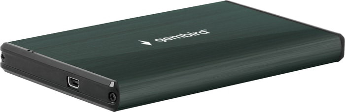 Бокс для жесткого диска EE2-U3S-3-G Gembird (2.5"hdd SATA, USB3.0, до 2 Терабайт, Dark Green) - фото 1 - id-p215798770
