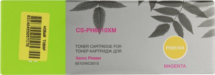 Картридж лазерный Cactus 106R03694 CS-PH6510XM пурпурный (4300стр.) для Xerox Phaser 6510/WC6515 - фото 1 - id-p212719021