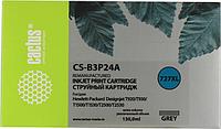 Картридж струйный Cactus №727 CS-B3P24A серый (130мл) для HP DJ T920/T1500/T2530