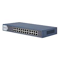 Коммутатор Hikvision DS-3E0524-E(B) 24G неуправляемый, 19-inch Rack-mountable Steel Case Unmanaged Switch