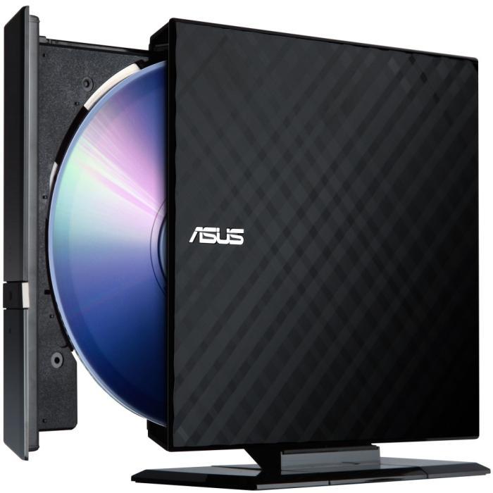 Привод DVD-RW Asus SDRW-08D2S-U LITE/BLK/G/AS черный USB внешний RTL - фото 1 - id-p212714067