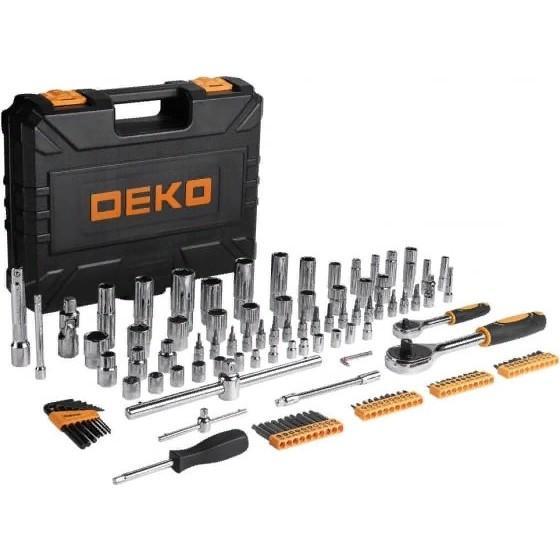 Набор инструментов Deko DKAT121 121 предмет (жесткий кейс) - фото 1 - id-p212715064