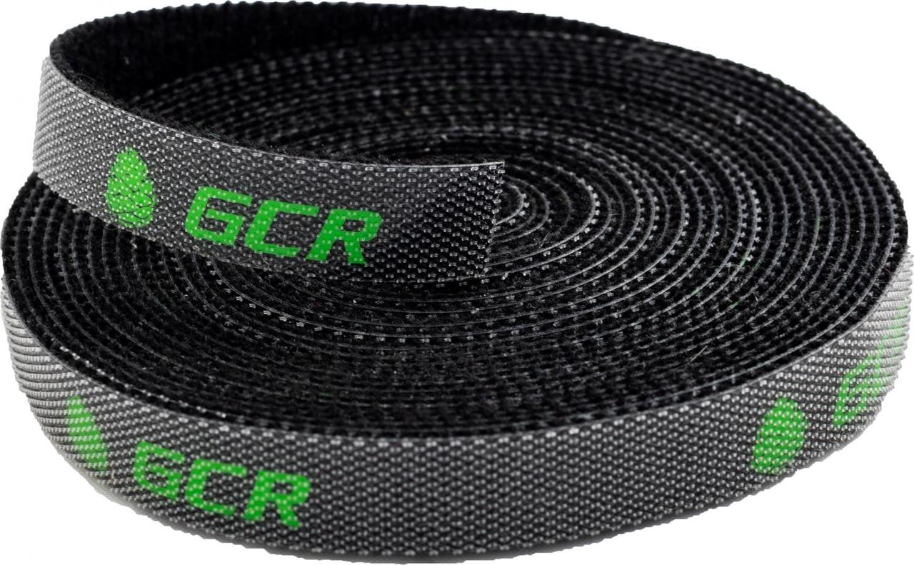 Лента липучка GCR, для стяжки, 3м, черная, GCR-51415 Greenconnect - фото 1 - id-p212733924