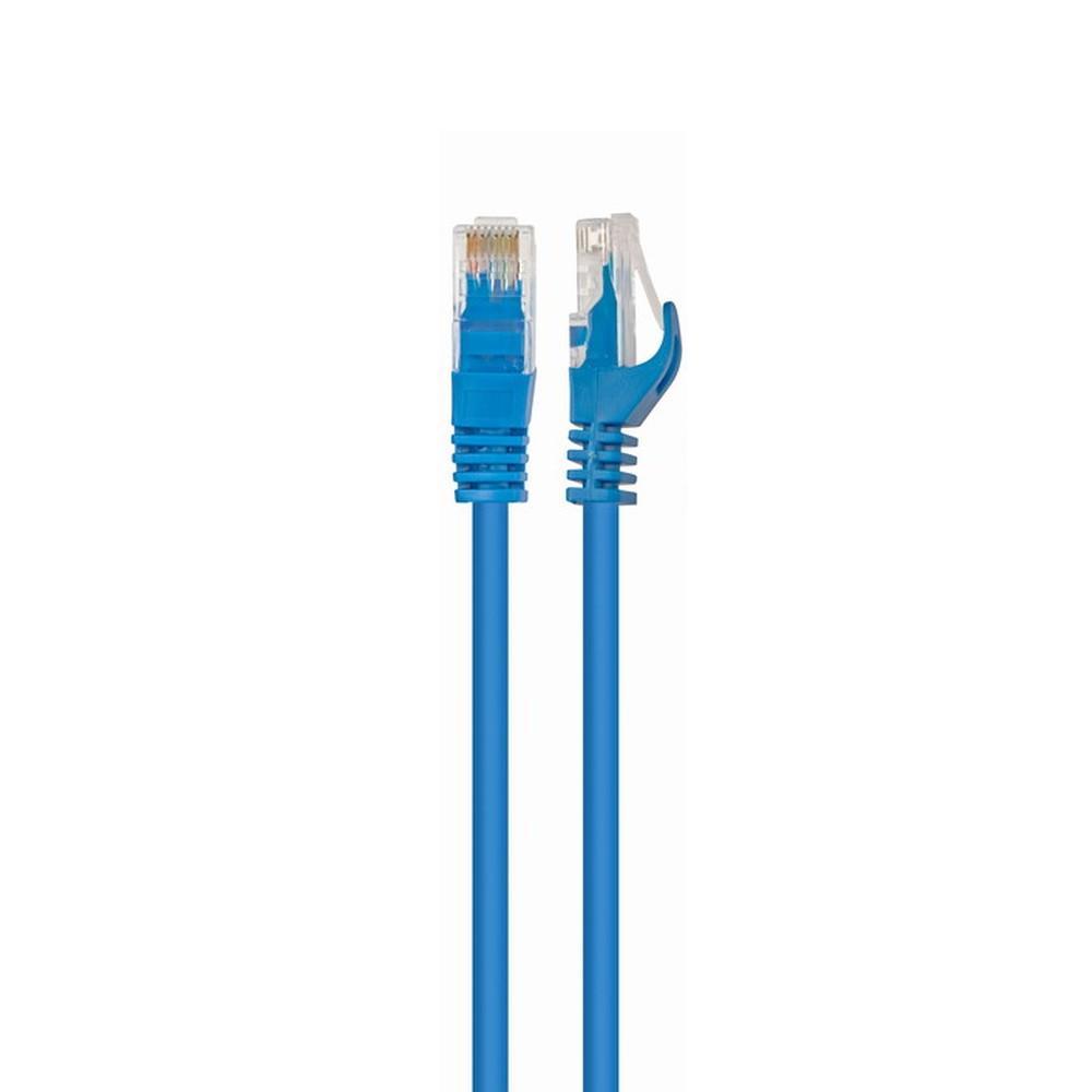 Кабель Cablexpert Патч-корд UTP Cablexpert PP6U-0.5M/B кат.6, 0.5м, литой, многожильный (синий) - фото 1 - id-p220870691