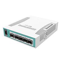 Коммутатор MikroTik Cloud Router Switch 106-1C-5S with QCA8511 400MHz CPU, 128MB RAM, 1x Combo port (Gigabit