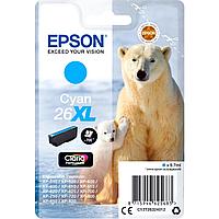 Картридж струйный Epson T2632 C13T26324012 голубой (700стр.) (8.7мл) для Epson XP-600/700/800