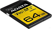 Карта памяти SDXC 64 Gb A-DATA Premier ONE (ASDX64GUII3CL10-C) (64 ГБ, класс 10, UHS-I (класс U3), V90) RETAIL