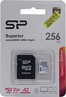 Карта памяти Silicon Power SP256GBSTXDA2V20SP microSDXC Memory Card 256Gb UHS-I U3 V30 A2 + microSD-- SD