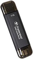 Внешний SSD диск 1TB Transcend ESD310C TS1TESD310C, USB 3.2 Gen 2, Type C (черный, два разъема: USB Type-A и