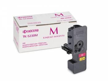 Картридж лазерный Kyocera TK-5230M 1T02R9BNL0 пурпурный (2200стр.) для Kyocera P5021cdn/cdw M5521cdn/cdw - фото 1 - id-p212703923