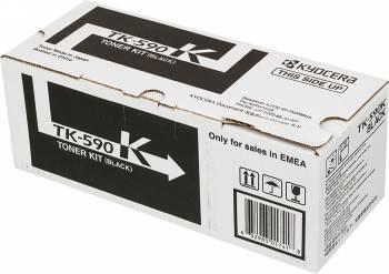 Картридж лазерный Kyocera TK-590K 1T02KV0NL0 черный (7000стр.) для Kyocera FSC2026/2126 - фото 1 - id-p203914343