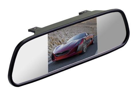 Зеркало заднего вида с монитором Silverstone F1 Interpower IP Mirror 5" 16:9 480x272 4Вт - фото 1 - id-p216009061