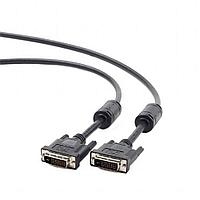 Кабель DVI CC-DVI2-BK-6 Gembird Dual 1.8м black CablExpert /Cablexpert/