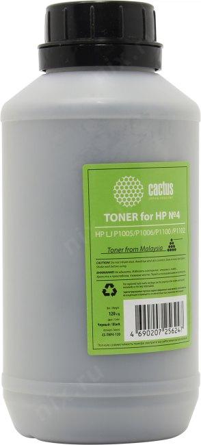 Тонер Cactus CS-THP4-120 (HP LJ P1005/P1006/P1100/P1102) 120 г - фото 1 - id-p212698077