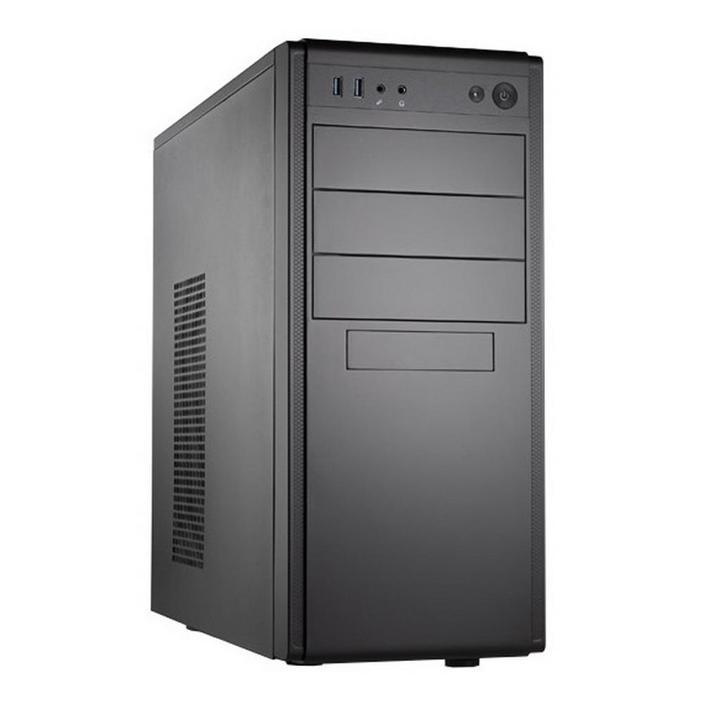 Корпус FoxLine Case Foxline FL-886-FL500S-U32 ATX case, black, w/PSU 500W 12cm, w/2xUSB3.0, w/ pwr cord, w/o - фото 1 - id-p220867453