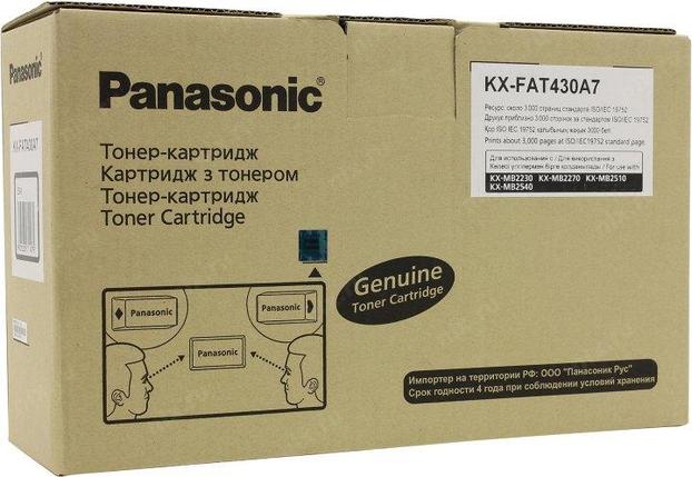 Картридж лазерный Panasonic KX-FAT430A7 черный (3000стр.) для Panasonic KX-MB2230/2270/2510/2540, фото 2