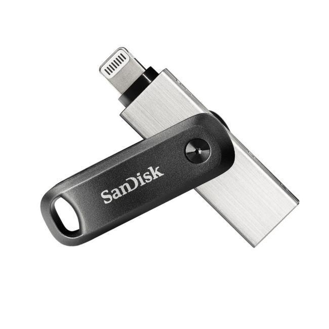 Флеш-накопитель SanDisk iXpand Flash Drive Go 128GB - USB3.0 + Lightning - for iPhone and iPad - фото 1 - id-p214205945
