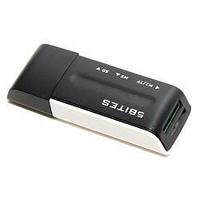 Картридер 5bites RE2-102BK USB2.0 MMC/SDHC/microSD/MS(/PRO/Duo/M2) Card Reader/Writer