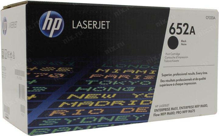 Картридж Cartridge HP 652A для CLJ M651/M680, черный (11 500 стр.) - фото 1 - id-p212705441