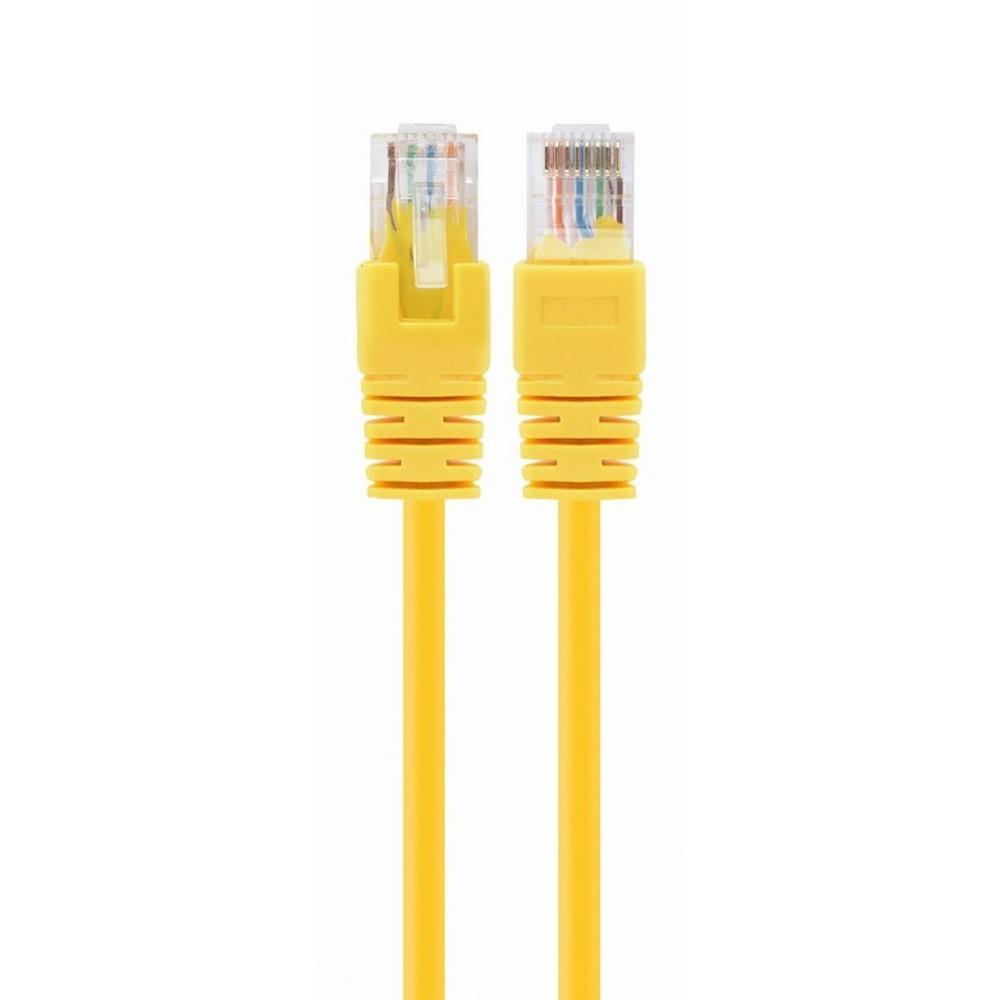 Патч-корд UTP Cablexpert PP12-0.5M/Y кат.5e, 0.5м, литой, многожильный (жёлтый) - фото 1 - id-p220695481