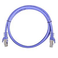 Патч-корд ACD-LPS6A-10P Cat6a SSTP, 27AWG,CU Фиолетовй, 1.0м, (741876)