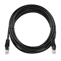 Патч-корд ACD-LPU5C-30B Cat5e UTP 24AWG 4Pair, 7/0.18мм CU Черный, 3.0м, (741791)