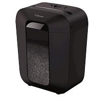 Шредер Fellowes PowerShred LX50 черный (секр.P-4)/перекрестный/9лист./17лтр./скрепки/скобы/пл.карты