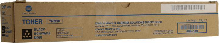 Тонер Konica Minolta TN-221K Toner Black - фото 1 - id-p218188205
