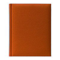 Ежедневник полудатированный V59 11х16,5 см PLAZA оранжевый без среза