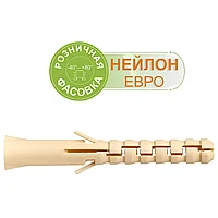 Дюбель нейлоновый Евро PND-12Lx100 (фас. 8 шт.)