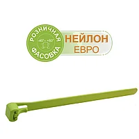 Стяжка многоразовая нейлоновая Евро PRM 120x7.5 (фас.6 шт.) зеленая